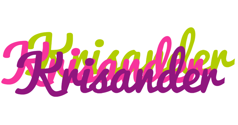 Krisander flowers logo