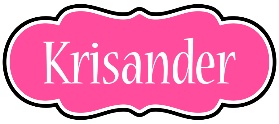 Krisander invitation logo