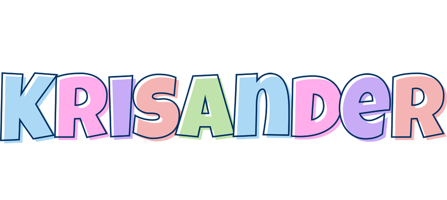Krisander pastel logo