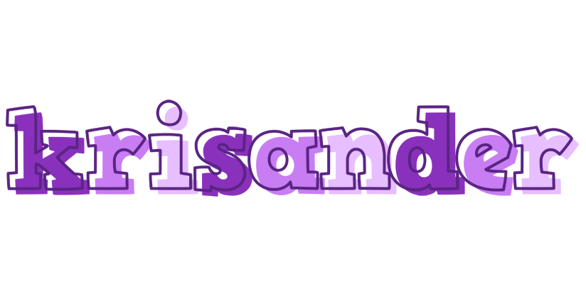 Krisander sensual logo