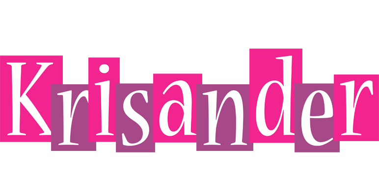 Krisander whine logo