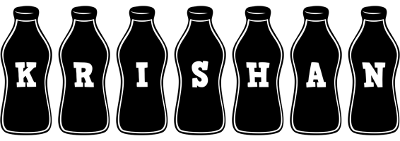 Krishan bottle logo