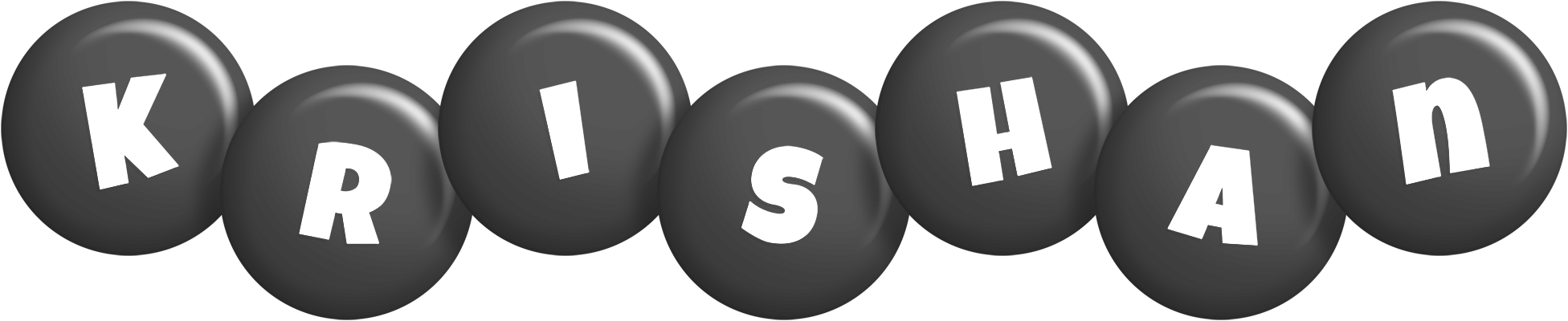 Krishan candy-black logo