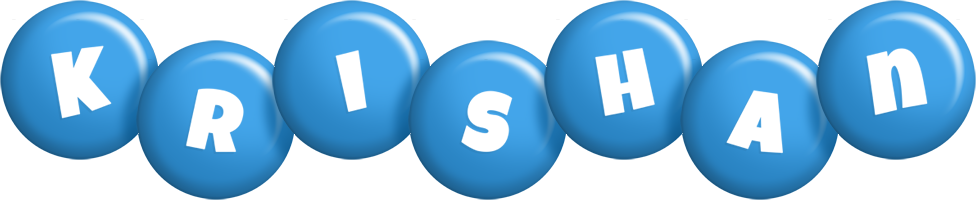 Krishan candy-blue logo