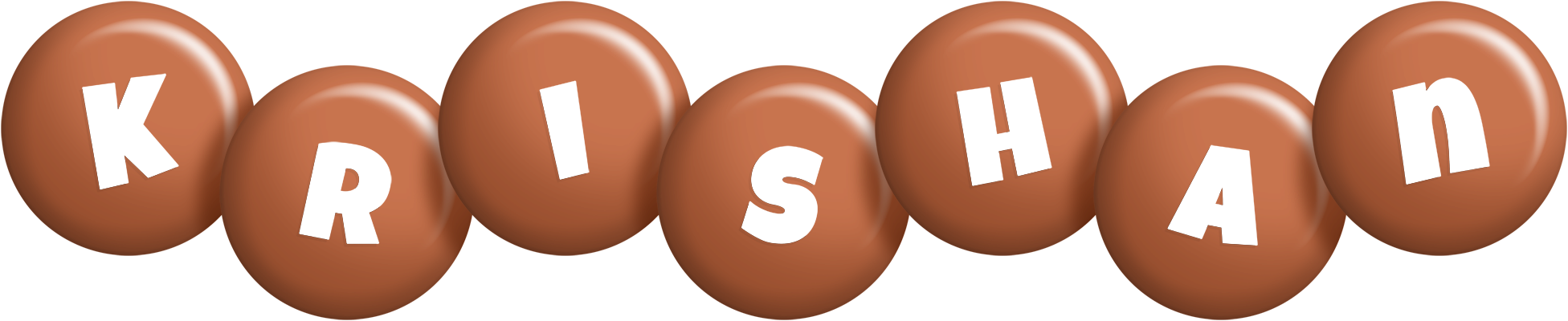 Krishan candy-brown logo