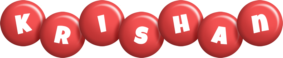 Krishan candy-red logo
