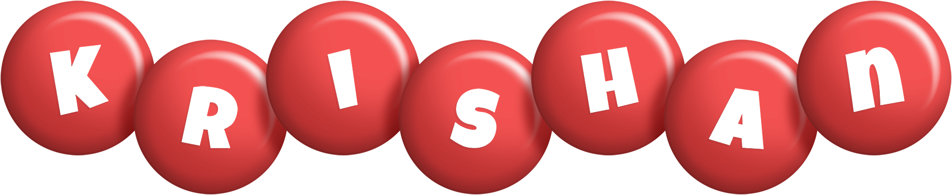 Krishan candy-red logo