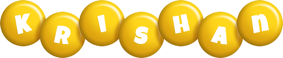 Krishan candy-yellow logo