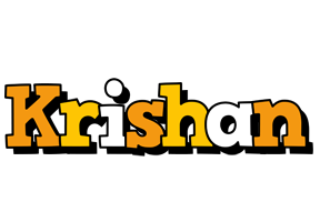 Krishan cartoon logo