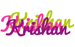 Krishan flowers logo