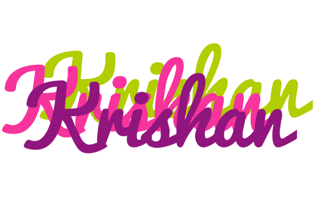 Krishan flowers logo