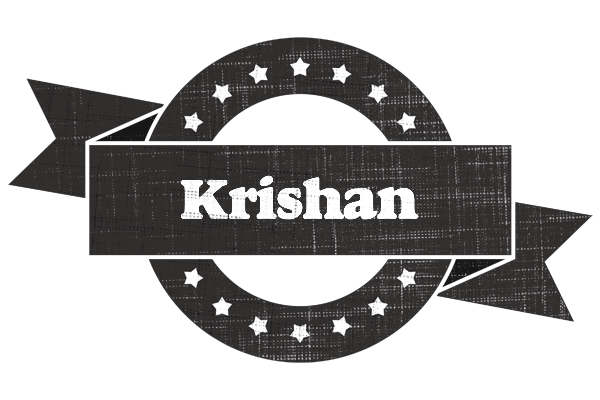 Krishan grunge logo