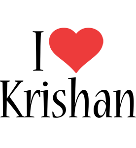 Krishan i-love logo