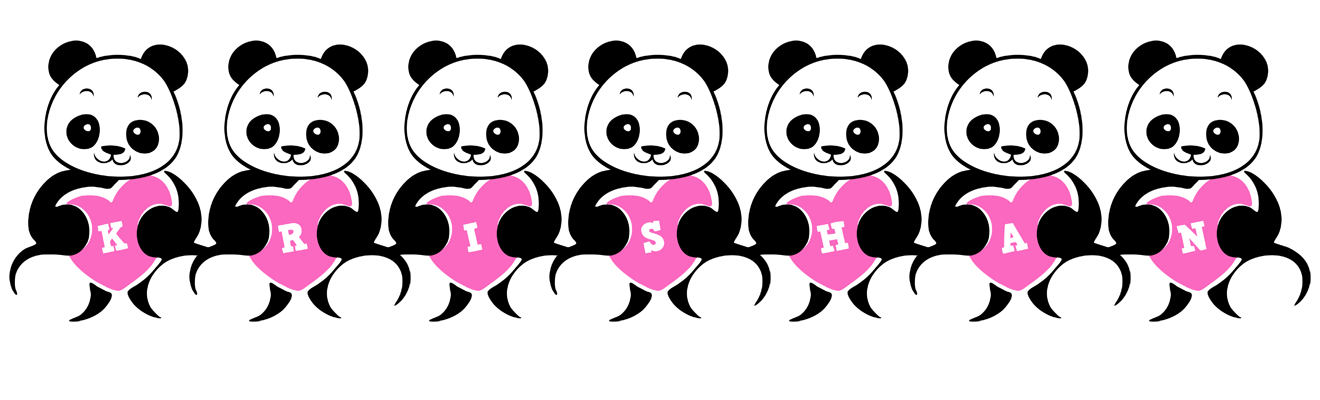 Krishan love-panda logo