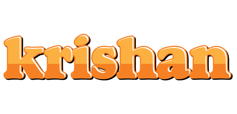 Krishan orange logo