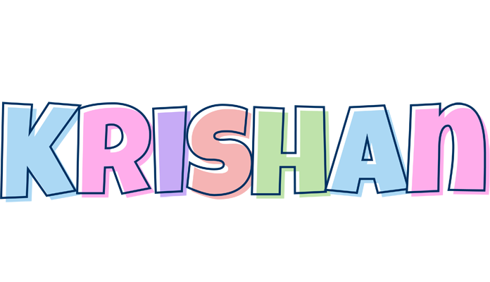 Krishan pastel logo