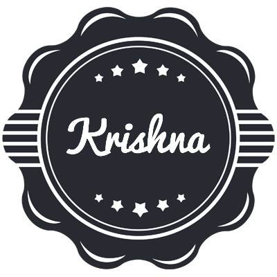Krishna badge logo