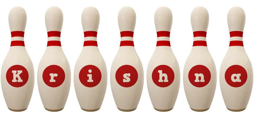 Krishna bowling-pin logo