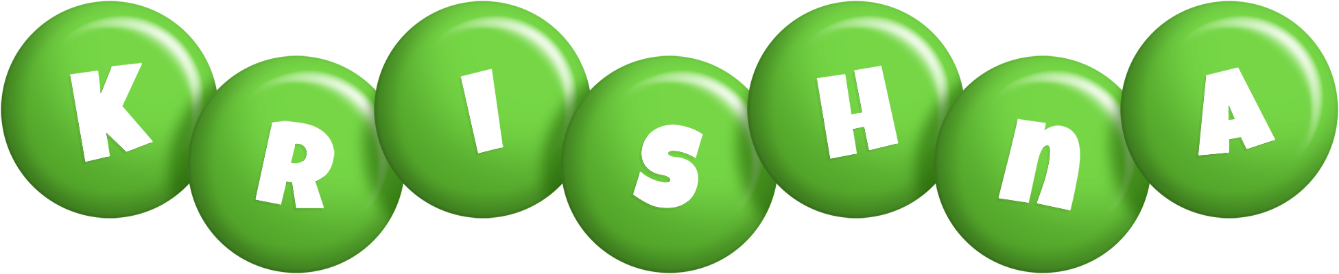 Krishna candy-green logo