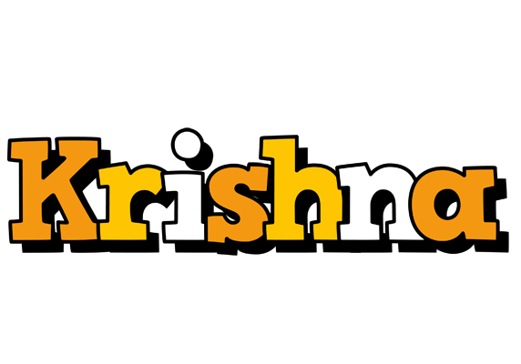 Krishna cartoon logo
