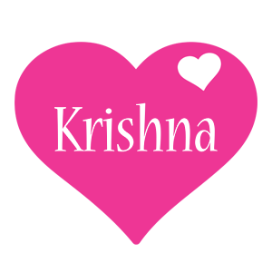 Krishna love-heart logo