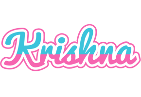 Krishna woman logo