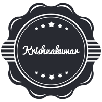 Krishnakumar badge logo