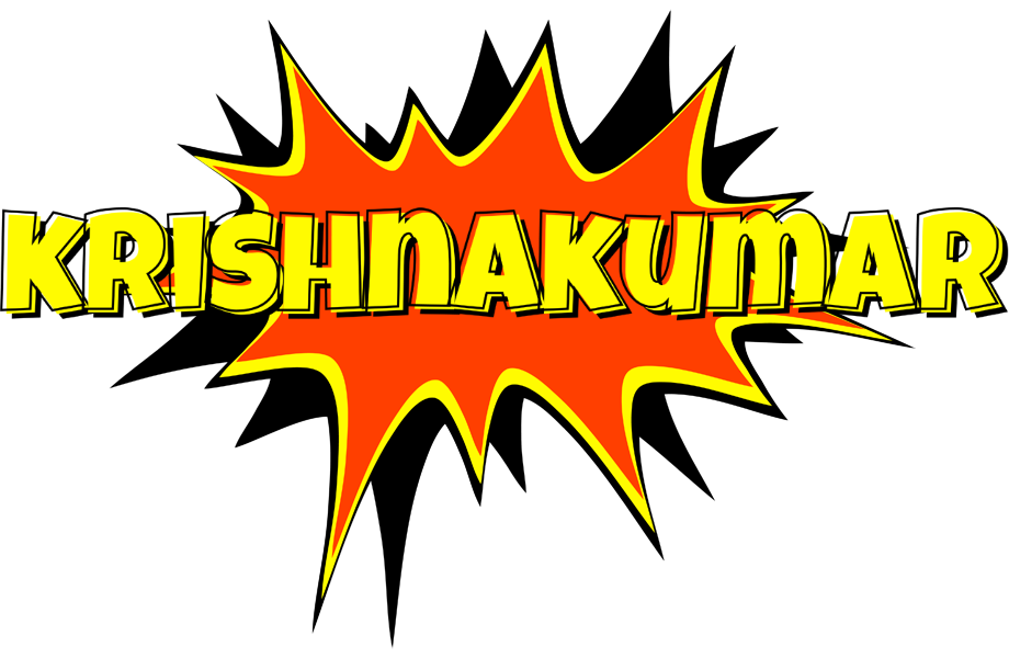 Krishnakumar bazinga logo