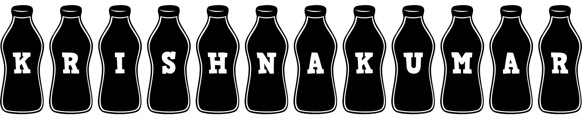 Krishnakumar bottle logo