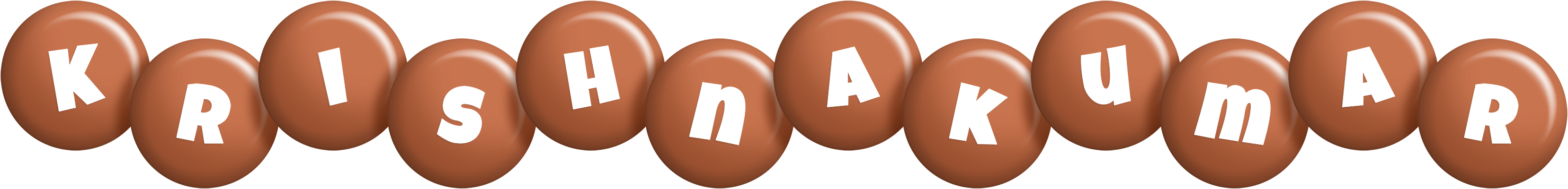 Krishnakumar candy-brown logo