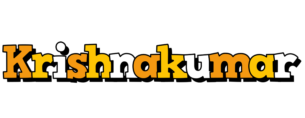 Krishnakumar cartoon logo