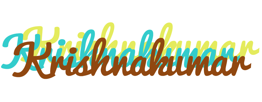 Krishnakumar cupcake logo