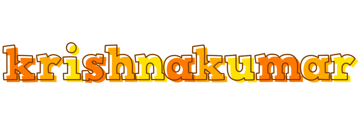 Krishnakumar desert logo