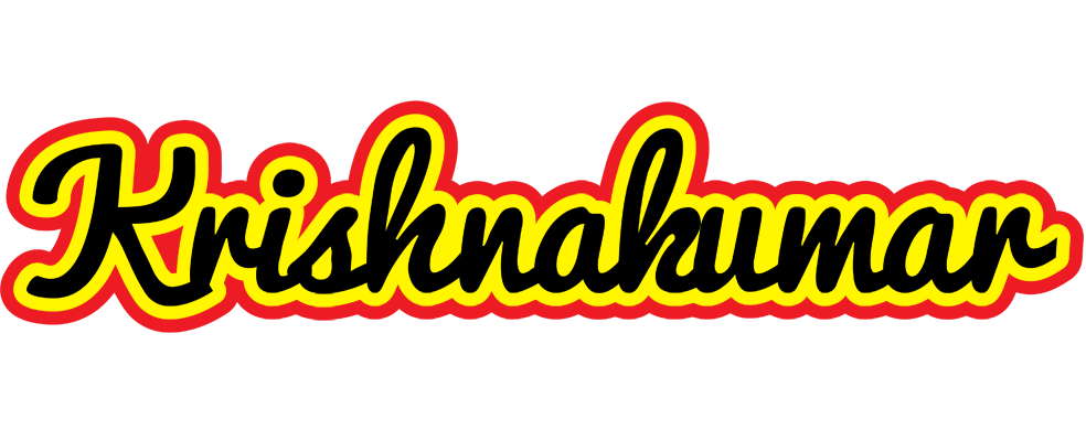 Krishnakumar flaming logo