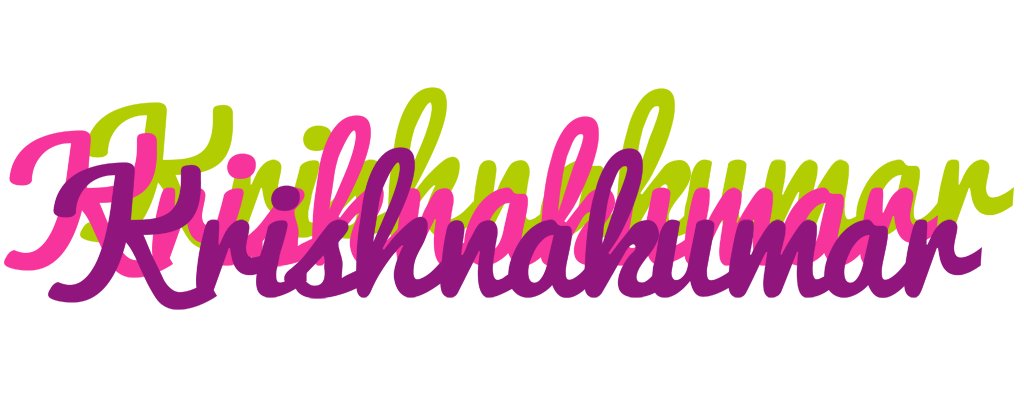 Krishnakumar flowers logo