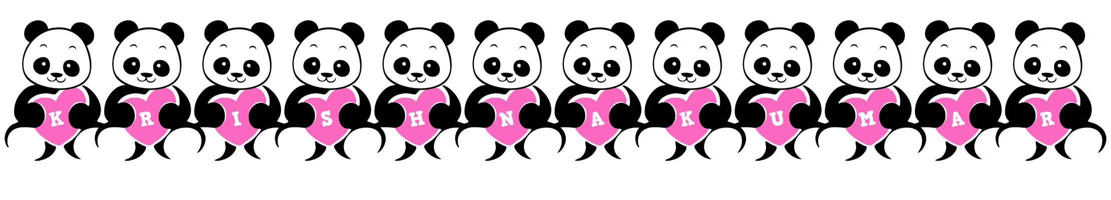 Krishnakumar love-panda logo
