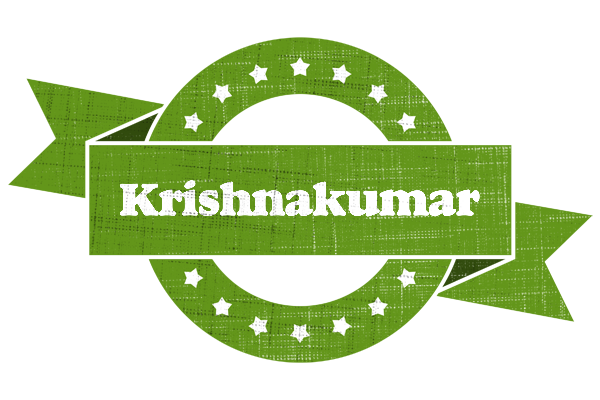 Krishnakumar natural logo