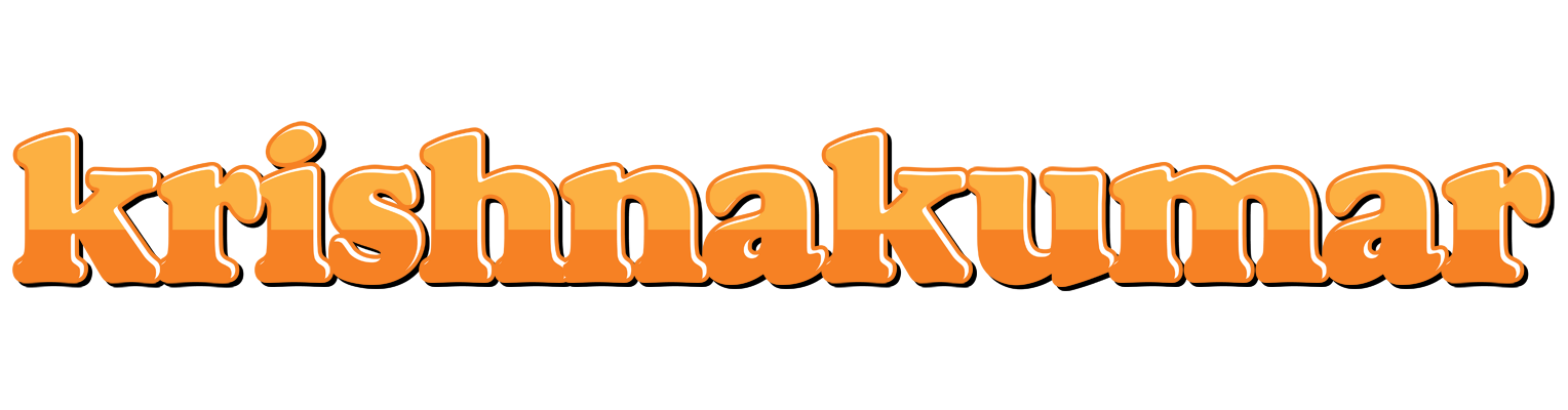 Krishnakumar orange logo