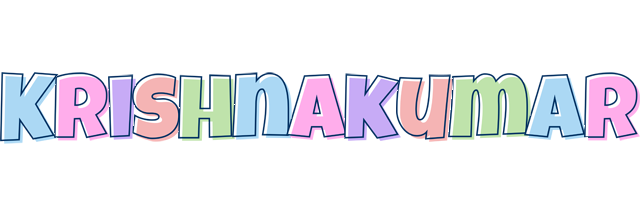 Krishnakumar pastel logo