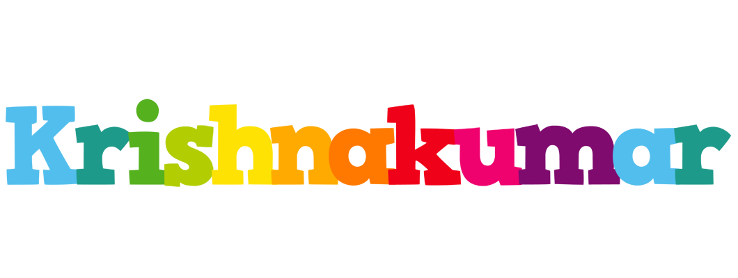 Krishnakumar rainbows logo