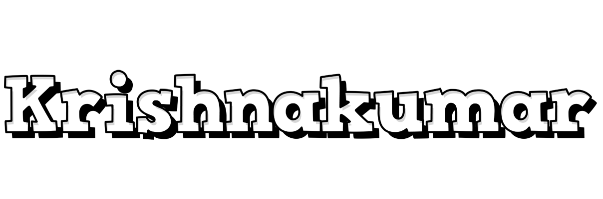 Krishnakumar snowing logo