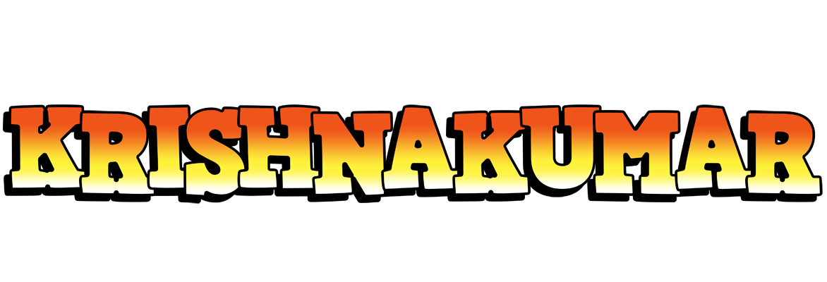 Krishnakumar sunset logo