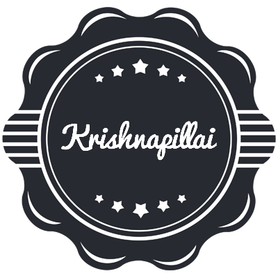 Krishnapillai badge logo
