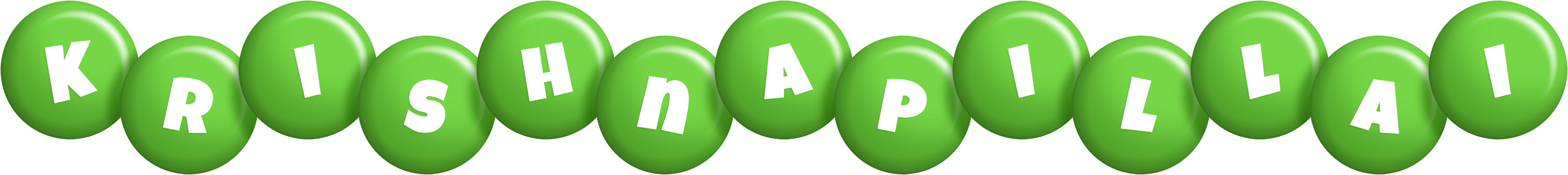 Krishnapillai candy-green logo