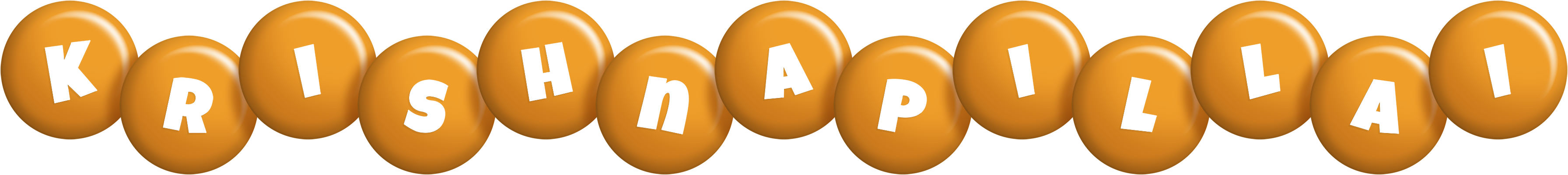 Krishnapillai candy-orange logo
