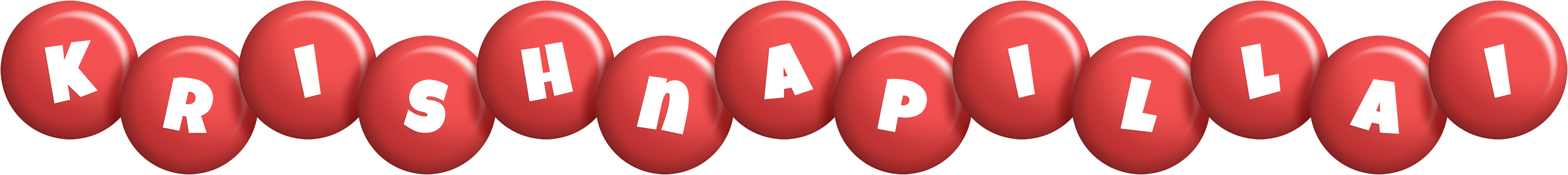 Krishnapillai candy-red logo
