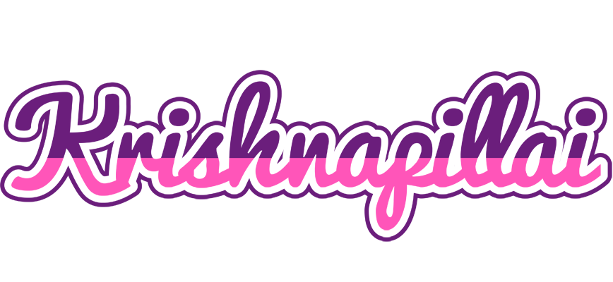 Krishnapillai cheerful logo