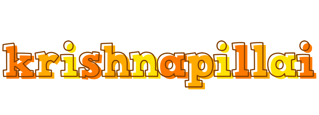 Krishnapillai desert logo