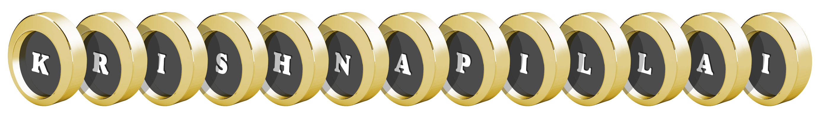 Krishnapillai gold logo