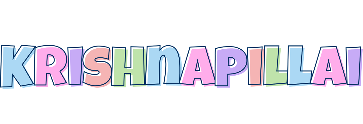 Krishnapillai pastel logo